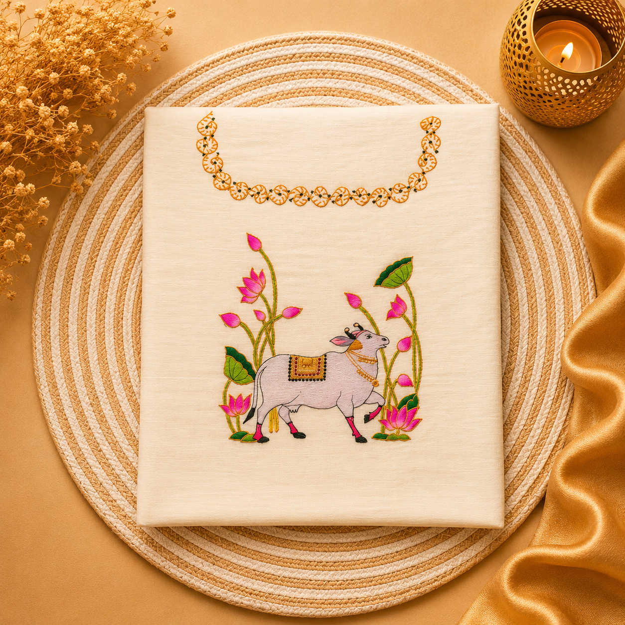 Heritage Hand Painted Premium Blouse collection  (Unstitched)